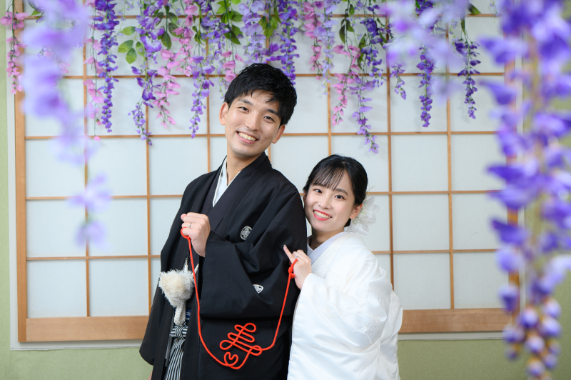 【暑い夏の和装前撮り】クーラーの効いた涼しいスタジオで決まり♥