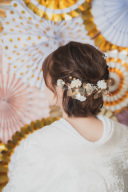 ショートヘア花嫁さまのヘアアレンジをご紹介♡