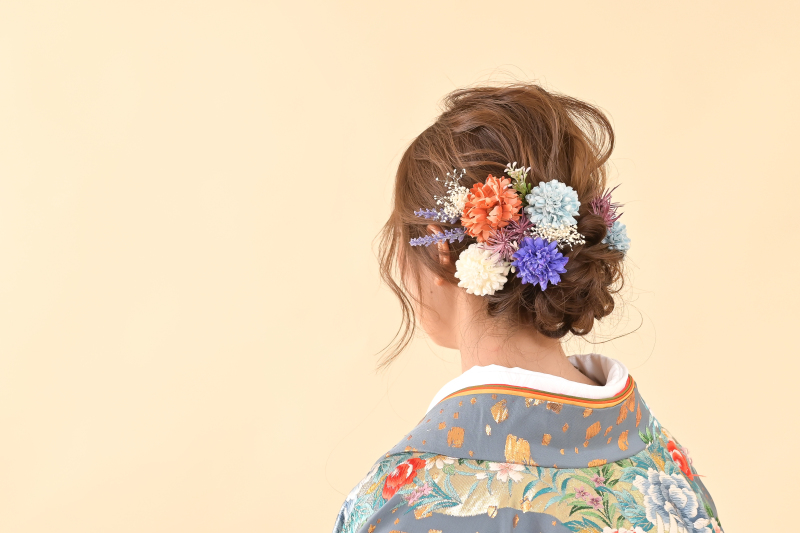 和装に合うヘアアレンジのご紹介✿