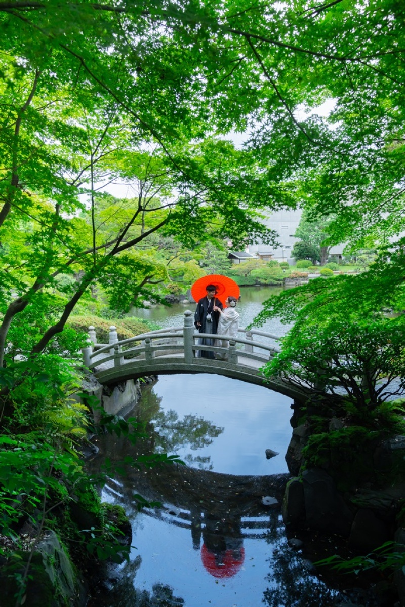 旧安田庭園の紫陽花フォトをご紹介♡