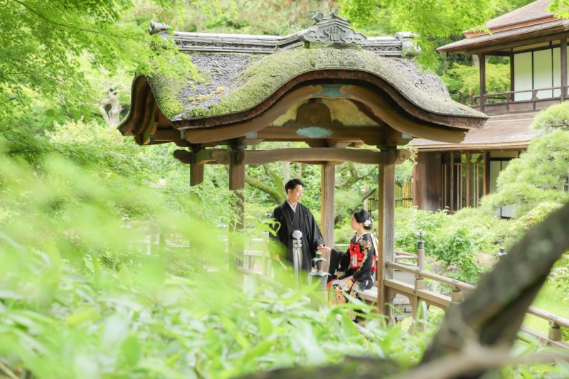 三渓園が和装前撮りとして注目されるのは『日本庭園』+重要文化財の建築物なんです!