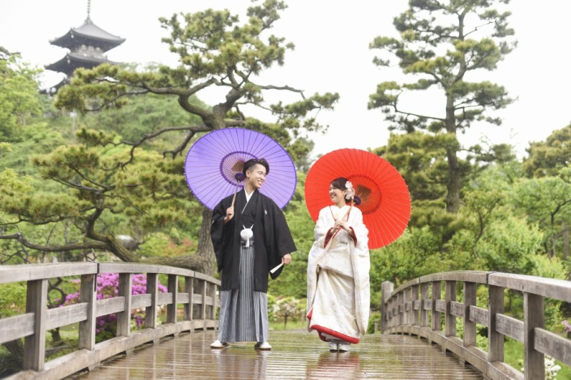 三渓園が和装前撮りとして注目されるのは『日本庭園』+重要文化財の建築物なんです!