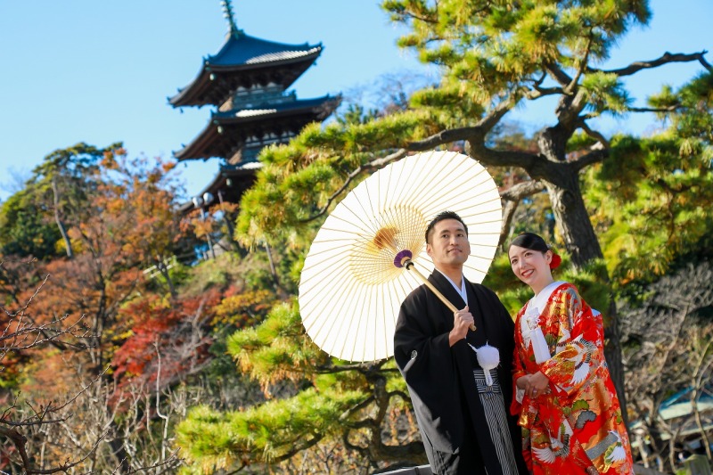 2月17日まで「横浜三渓園」和装ロケがなんと8万円コミコミです！すっごいお得です