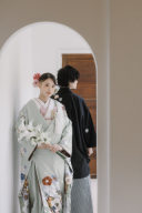 色打掛で撮影！