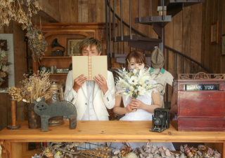 ウェディングドレスでの撮影！