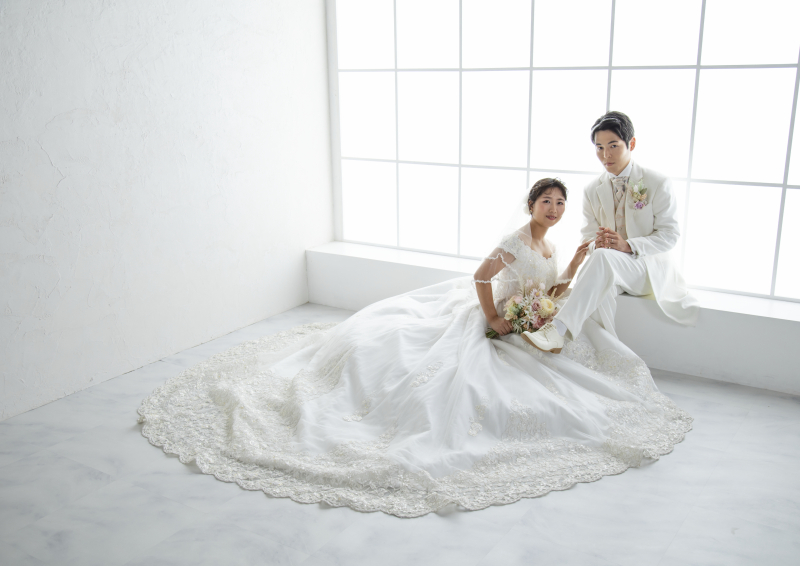ウェディングドレスでの撮影！