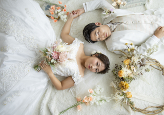 ウェディングドレスでの撮影！