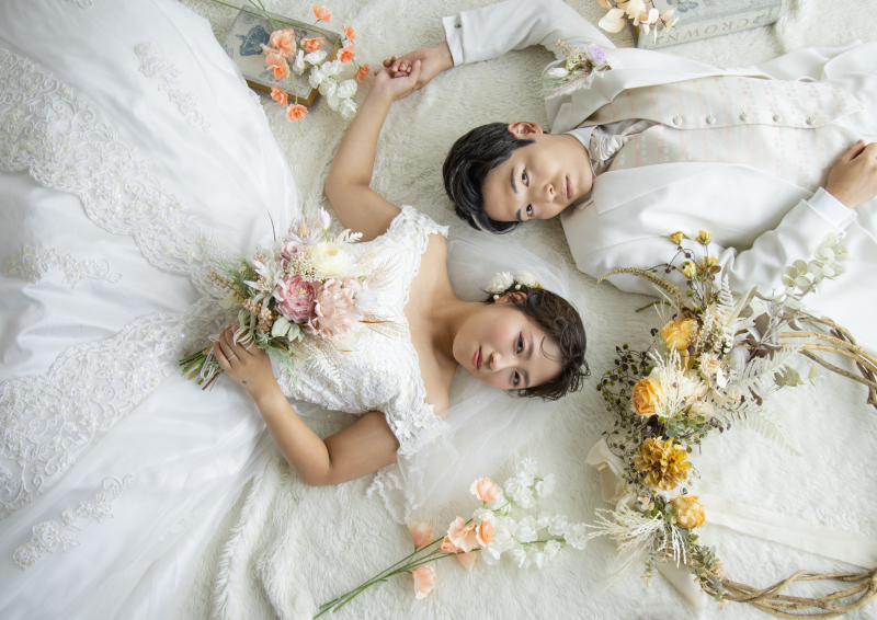 ウェディングドレスでの撮影！