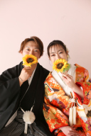 色打掛で撮影♪