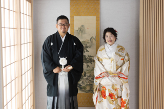 色打掛での撮影！