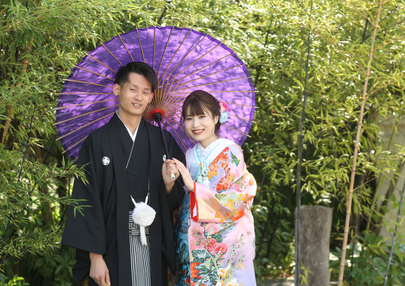 お庭での撮影はいかがでしょうか?