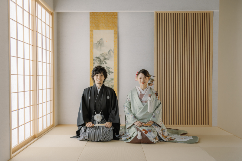 色打掛で撮影！