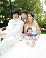 家族4人でお揃いカラー