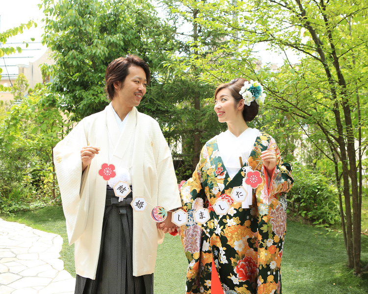 新郎から新婦へ・・・♥