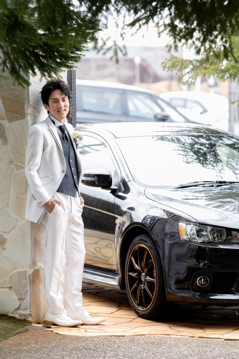 愛車と一緒に