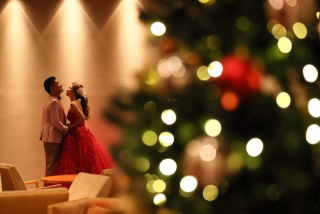 ライトアップの中で…★