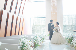 チャペルでの挙式風撮影も可能です♪