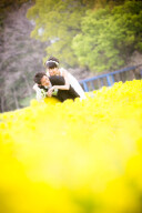 お花の中でのワンショット☆