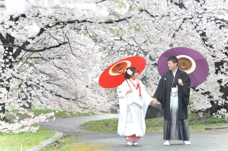 春撮影はお花と一緒が素敵♪