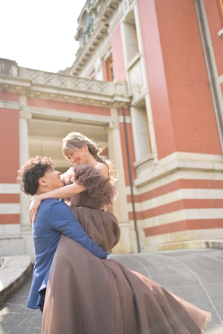自然体なお二人の笑顔がとっても素敵です♡