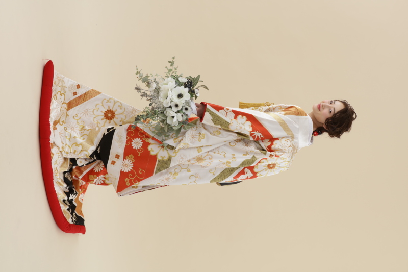 白地の色打掛★