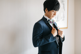 タキシードもドレスに合わせてコーディネートいただけます♪