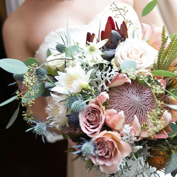 大きめのブーケが素敵