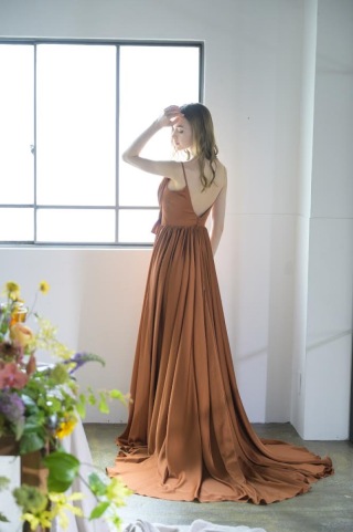 カラードレスでおしゃれに撮影♪