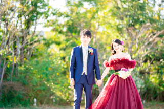 新作ドレスやブランドドレスでの撮影もOK♡