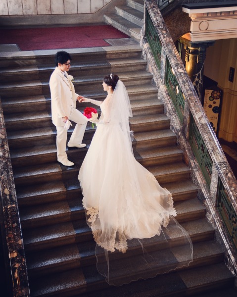 市政資料館での前撮り撮影が人気☆