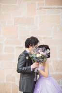 お顔隠してのキスショット★