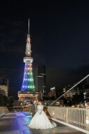 久屋大通公園で撮影されたお二人♡