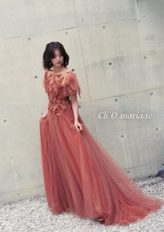 新作テラコッタカラードレス入荷☆