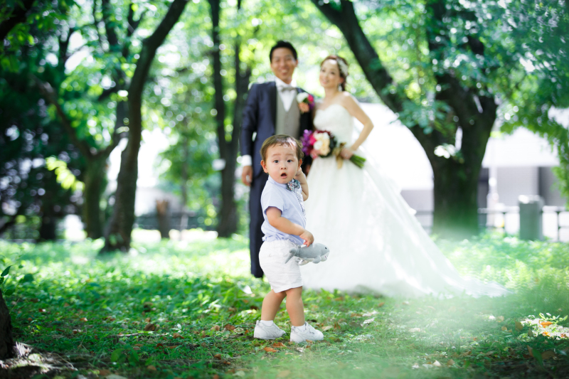 お子様と一緒のお写真も♡