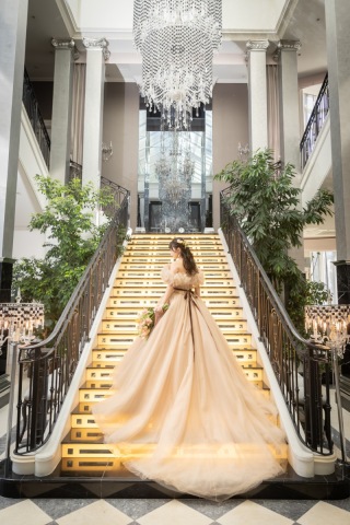 ブランドドレスや新作ドレスでの撮影もOK♡