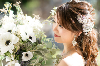 コーディネートにもこだわって素敵なウエディングフォトを♡