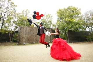 撮影だからこそお２人らしいアイテムも一緒に♪