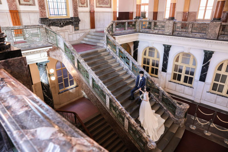 市政資料館での前撮り♪