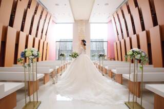 結婚式場での撮影が叶います♡