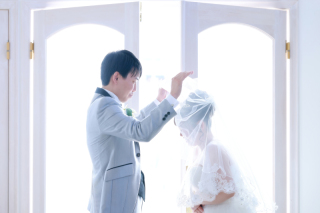 挙式風の撮影もできます♪