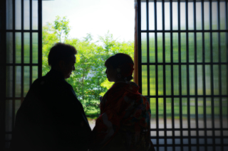 この時期、お庭での撮影がより鮮やかです！！