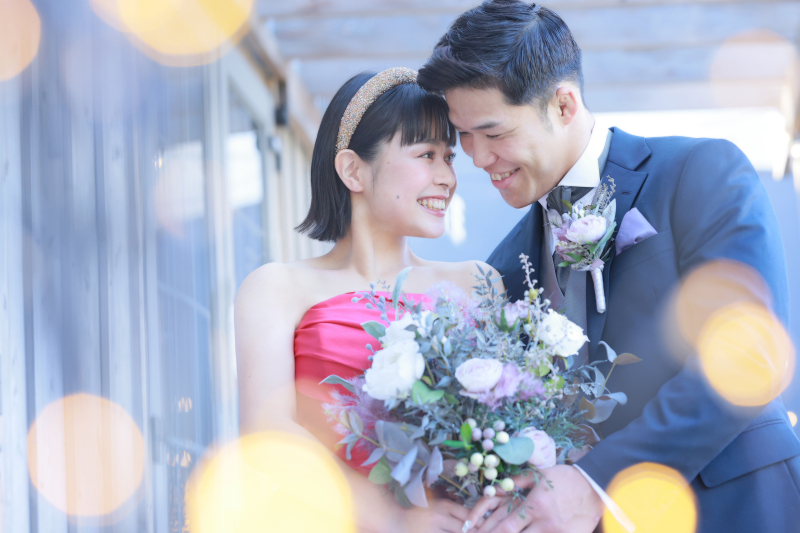 ご新婦様、髪の毛が短くても・・♡