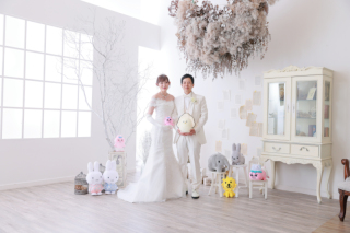 お好きな小物と一緒に撮影♪