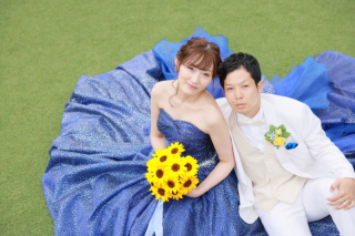 ドレスでハート！