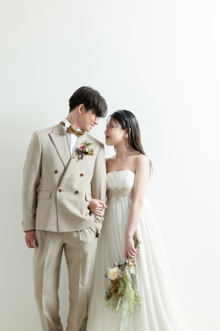 シンプルな背景も素敵に撮れます!!