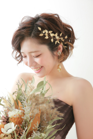 ご新婦様の髪型について♪