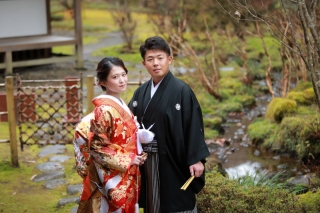 日光の田母沢御用邸での撮影