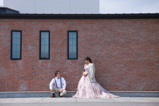 敷地内のお庭ではバリエ-ション多く撮影をしております♪　