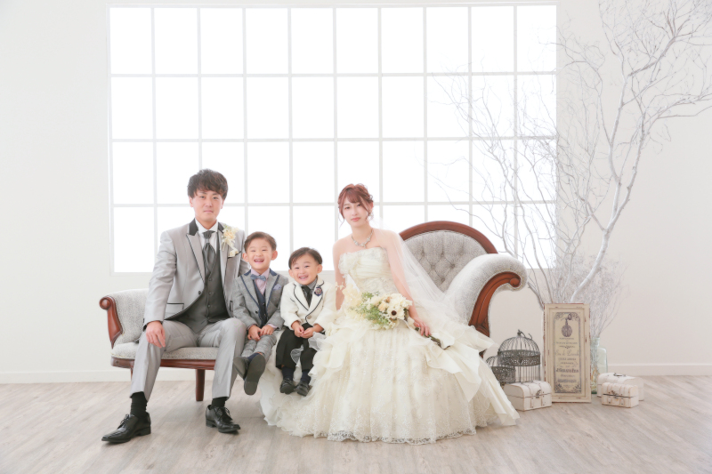 ファミリ-フォトウエディング♪