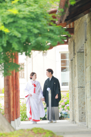 白無垢もお洒落に♪